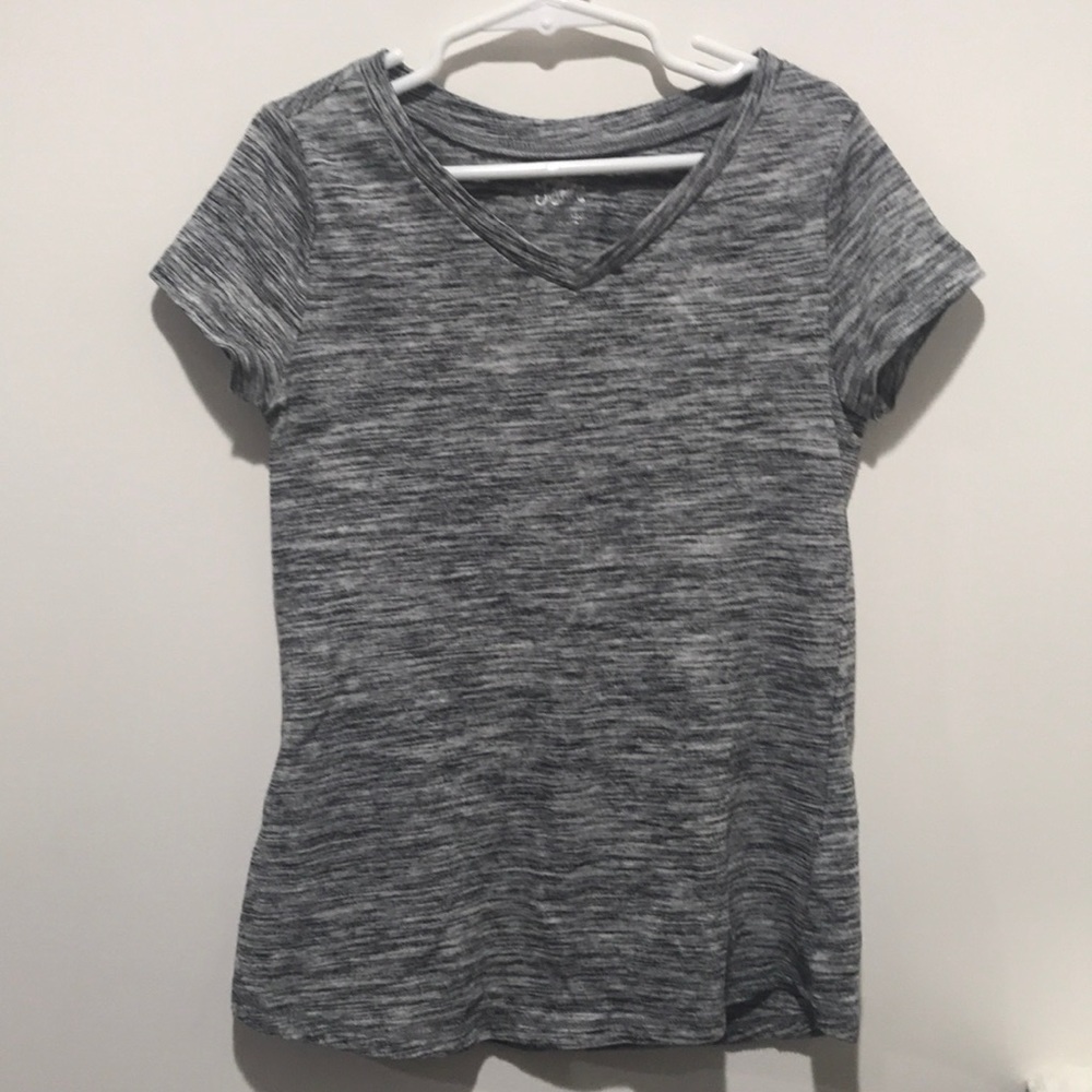 Size 8 Gray Justice Short Sleeve Shirt EUC